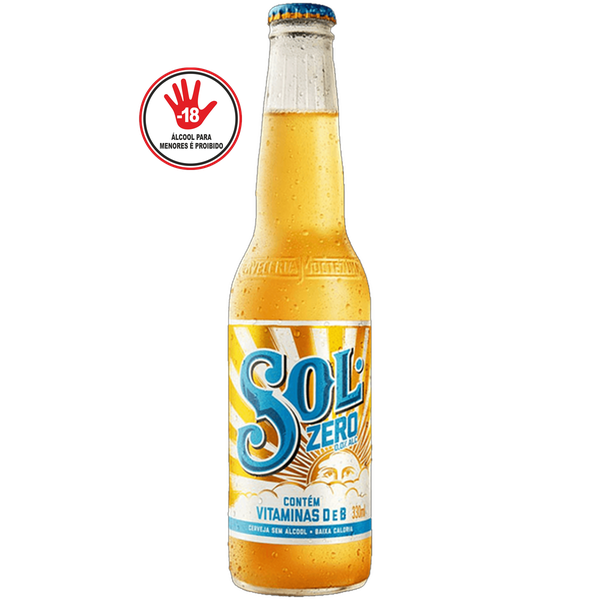 CERV SOL ZERO L. NECK 330ml