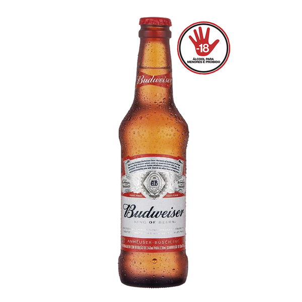 Cerveja Pilsen Long Neck BUDWEISER 330ml