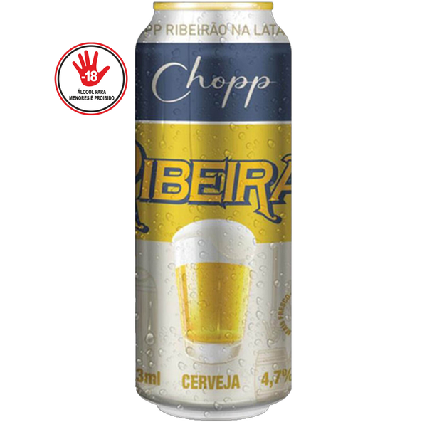 Chope Ribeirao Lata PILSEN 473ml