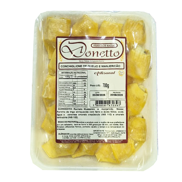 Conchiglione De Queijo E Manjericão DONETTO 700G
