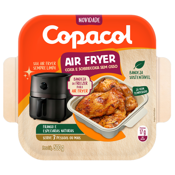 COXA SOB S/ OSSO TEMP COPACOL AIR FRYER 500g