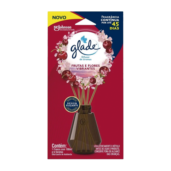 Difusor De Aroma Frutas e Flores Vibrantes GLADE 100ml