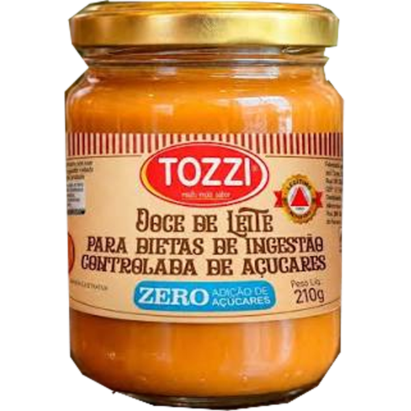 DOCE DE LEITE ZERO TOZZI POTE 210g