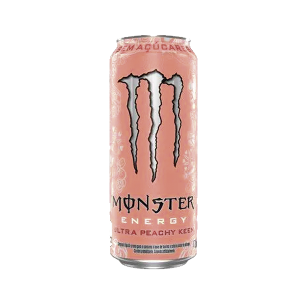 Energético Ultra Peachy Keen Zero Açúcar MONSTER 473ml