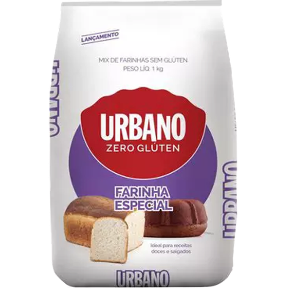 FARINHA URBANO MIX S/GLUTEN P/RECEITA 1kg