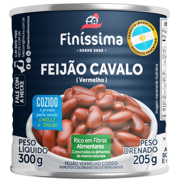 FEIJAO VERMELHO CONS FINISSIMA LTA 205g