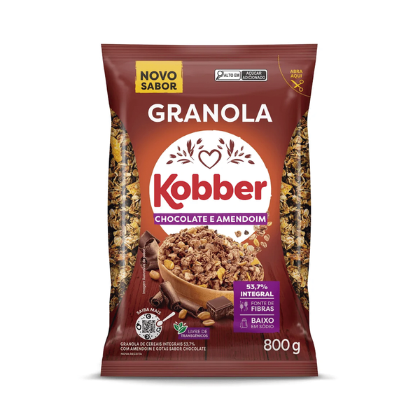 Granola Chocolate E Amendoim KOBBER kg