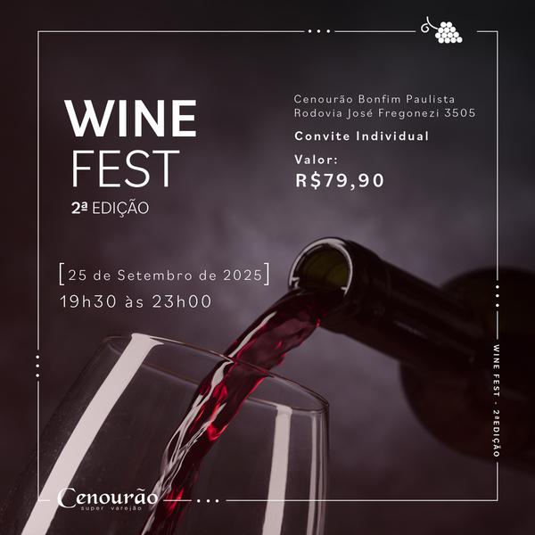 Ingresso - Wine Fest 2025