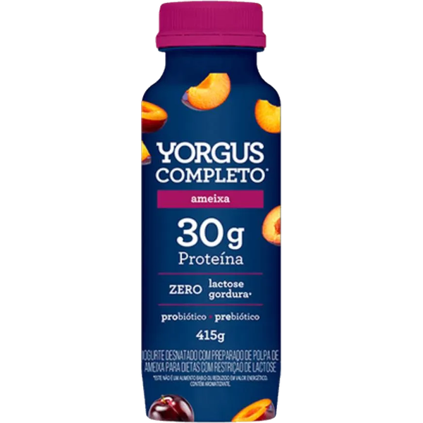 Iogurte Ameixa 30g Proteina YORGUS 415g