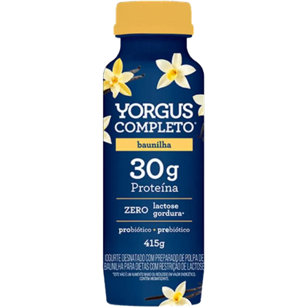 IOGURTE BAUNILHA 30G PROTEINA YORGUS 415g
