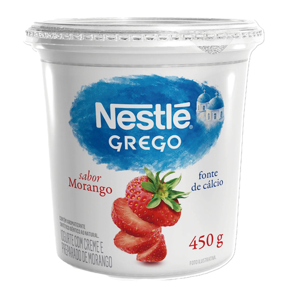 Iogurte Grego Morango NESTLE 450g