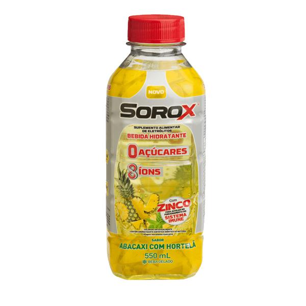 ISOTONICO ABACAXI C/HORT SOROX 550ml