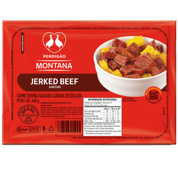 JERKED BOVINO DIANTEIRO PERDIGAO 400g