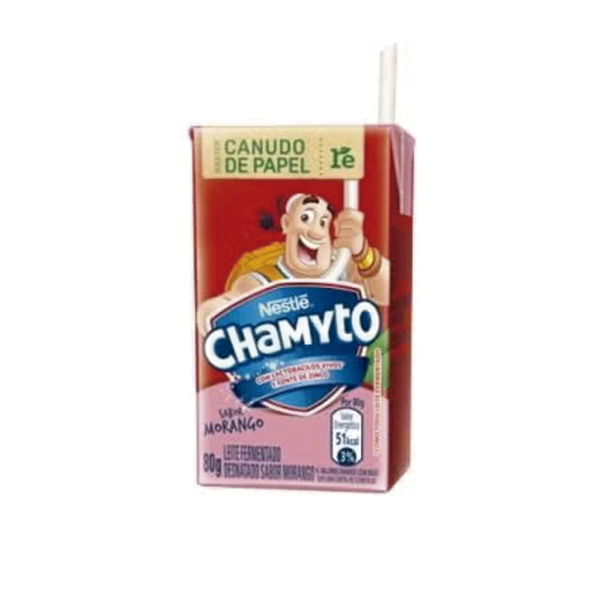 Leite Fermentado Chamyto Morango NESTLE 80g