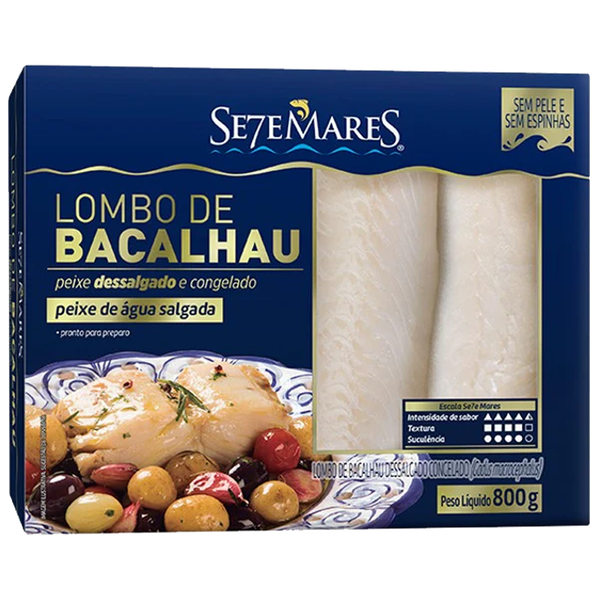 LOMBO BACALHAU DESSALG SETEMARES 800g