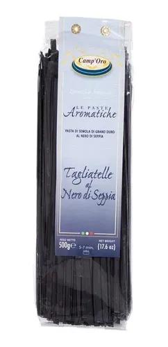 Macarrão Tagliatelle Nero Di Sepia CAMP ORO 500g