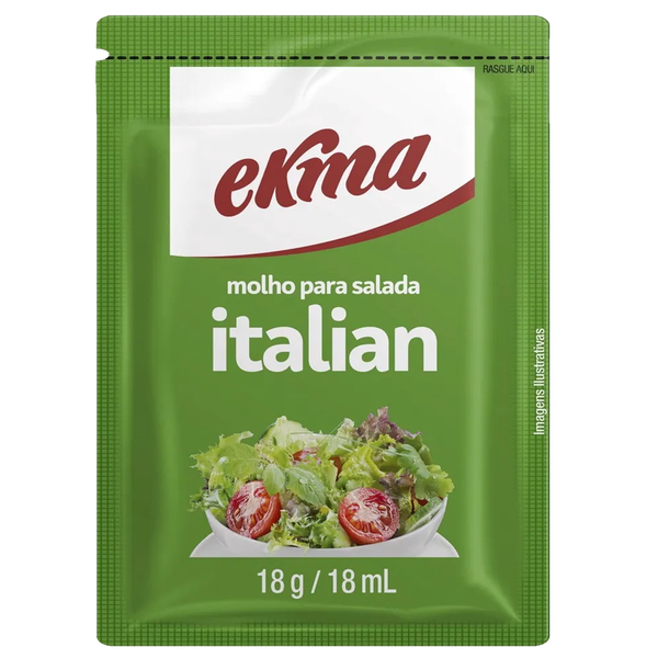 MOLHO P/SALADA EKMA ITALIAN SACHE 42X18g