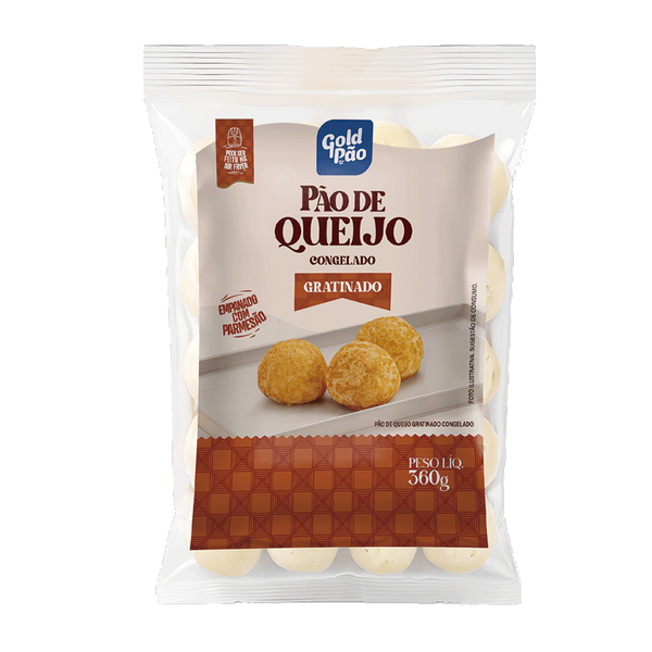 Pão De Queijo Gratinado BIACCINO GOLD PÃO 360g