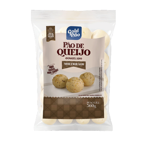 Pão De Queijo Multigrãos BIACCINO GOLD PÃO 360g