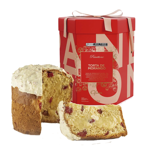 Panetone Torta De Morango OFNER 1kg