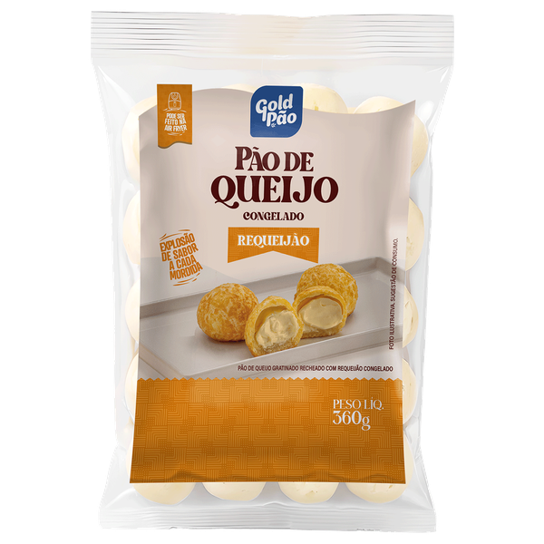 PAO DE QUEIJO COM REQUEIJAO GOLD PAO 810g