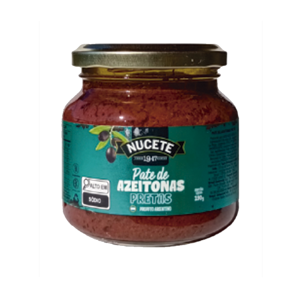 Patê Azeitonas Pretas NUCETE 190g
