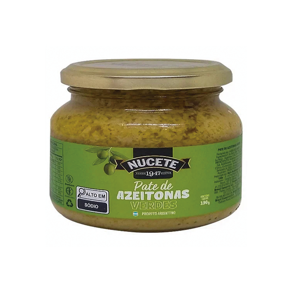 Patê Azeitonas Verdes NUCETE 190g
