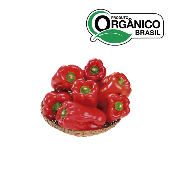 Pimentão Vermelho Orgânico 500g