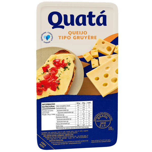 QJ. GRUYERE FRAC QUATA 170g