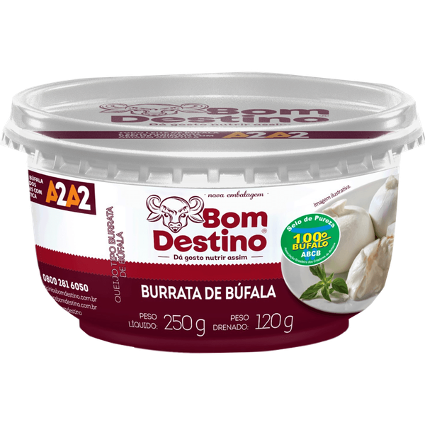 QUEIJO CARAMELLA BUFALA RECH BOM DESTINO 120g