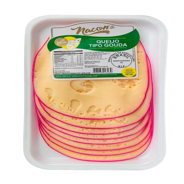 Queijo Gouda Fracionado NACON 150g