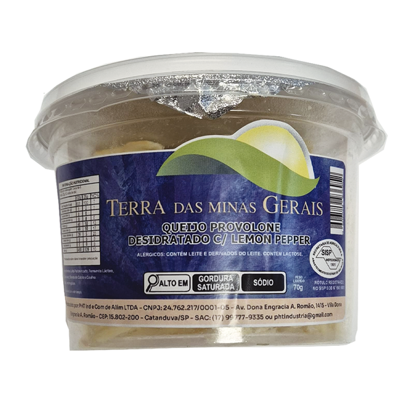 Queijo Provolone c/ Lemon Pepper TERRA DAS MINAS GERAIS 70g