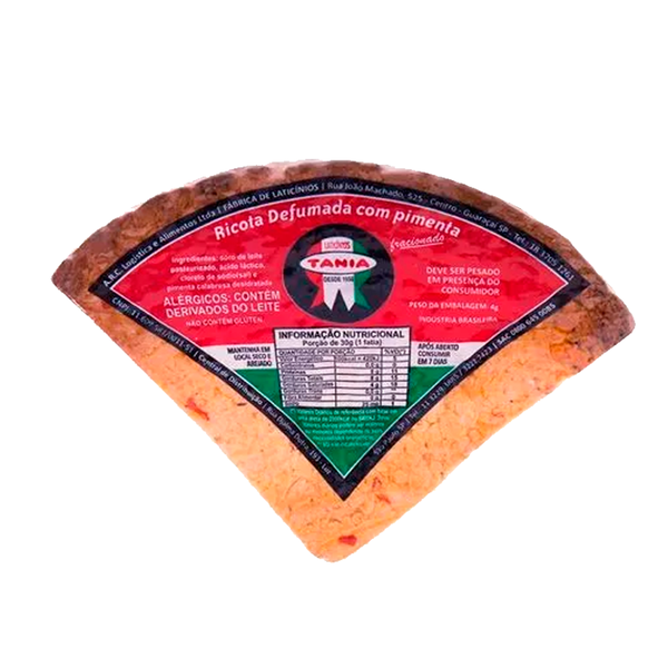 Queijo Ricota Defumada C/Pimenta TANIA kg