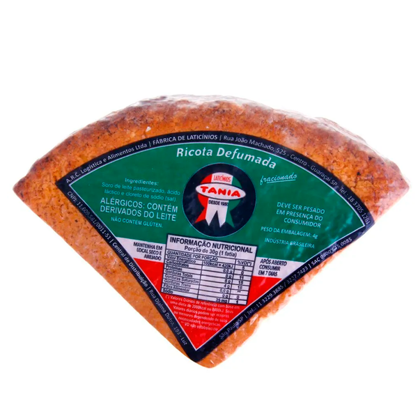 Queijo Ricota Defumada S/Pimenta TANIA kg