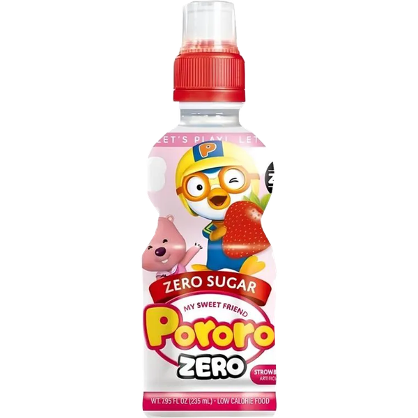 Refrigerante Zero Sabor Morango PORORO 235ml