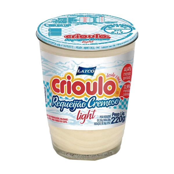 Requeijão Light CRIOULO 220g