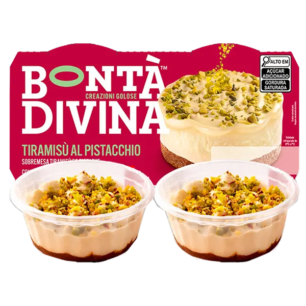 Sobremesa Congelada Tiramisu Pistacchio BONTA DIVINA 190g