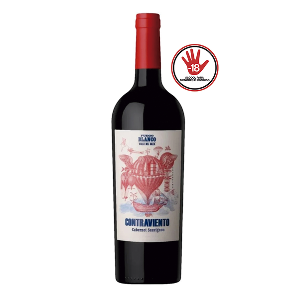 Vinho Argentino Cabernet Sauvignon CONTRAVIENTO 750ml