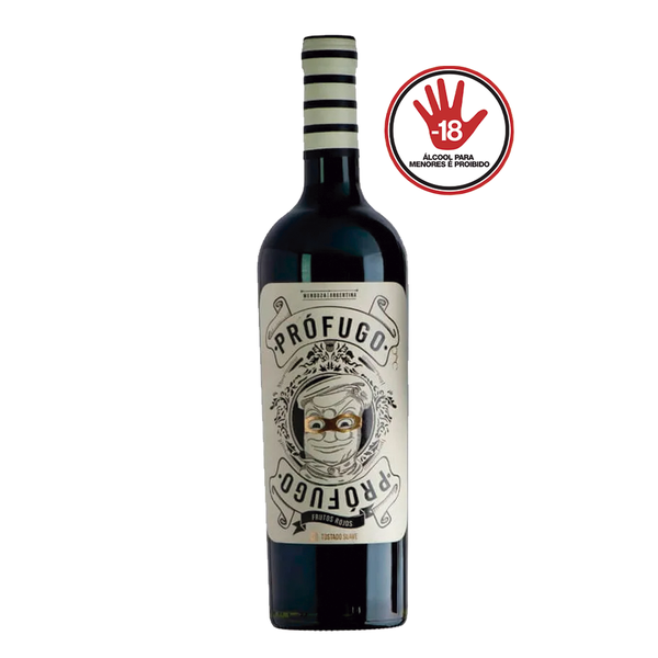 Vinho Argentino Malbec Frutos Rojos PRÓFUGO 750ml