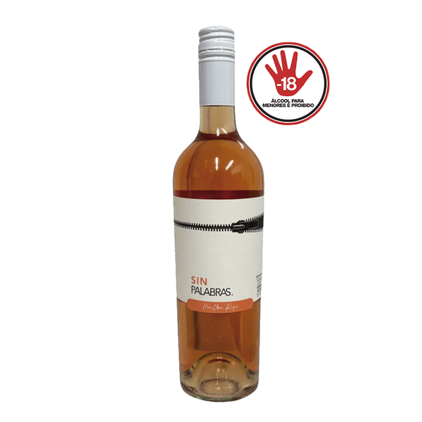 Vinho Argentino Malbec Rosé SIN PALABRAS 750ml
