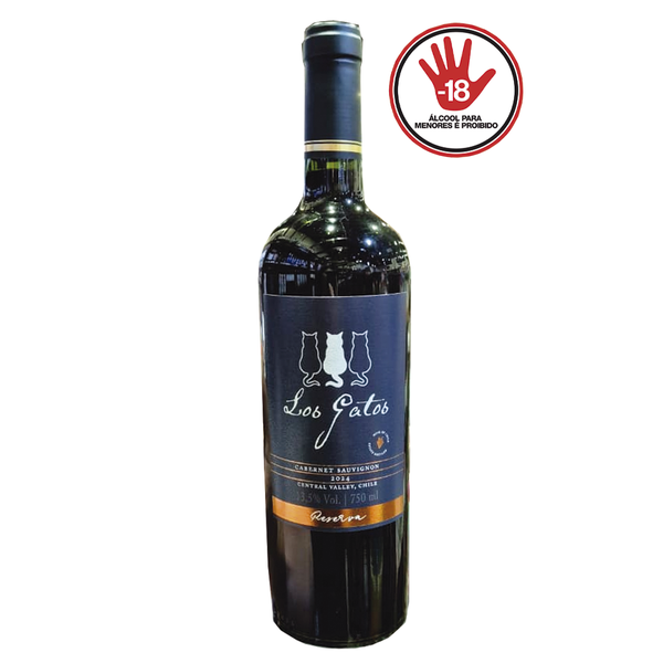 Vinho Chileno Cabernet Sauvignon Reserva LOS GATOS 750ml