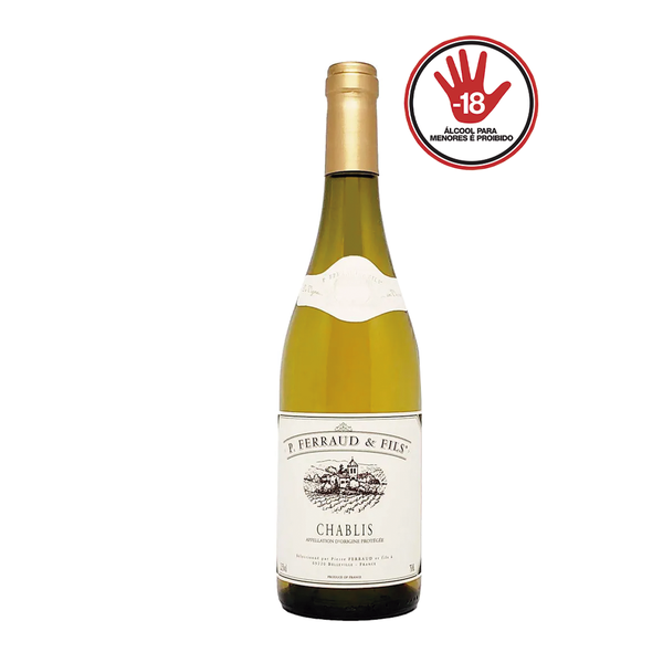 Vinho Francês Branco CHABLIS P. FERRAUD 750ml