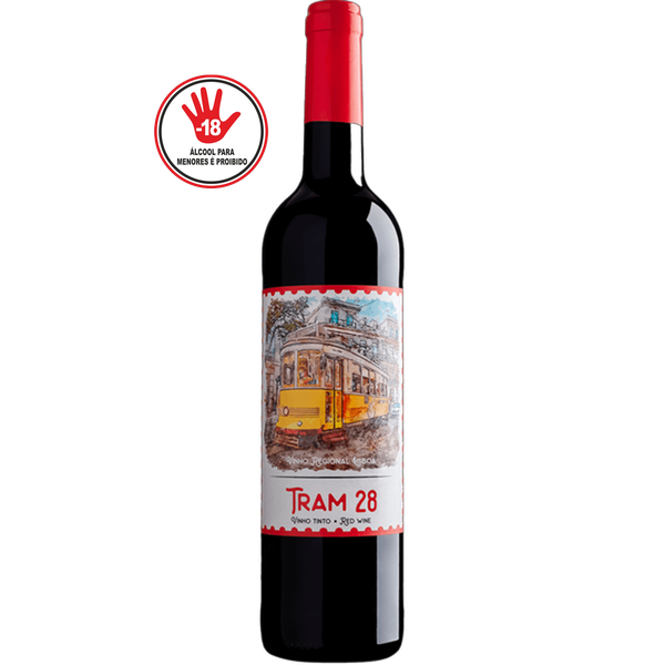 VINHO PORT TRAM-28 TINTO MEIA GFA 375ml