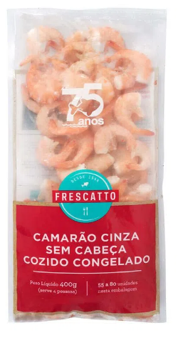 CAMARAO CINZA FRESCATTO S/CABECA COZIDO 400G