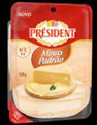 QUEIJO MINAS PADRAO PRESIDENT FATIADO 150G