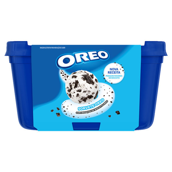 SORVETE LACTA OREO C/PEDAÇOS 1L