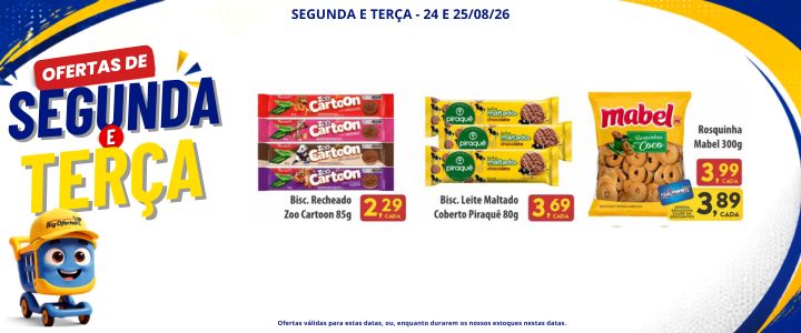 app segunda e terça - biscoitos