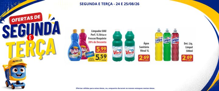 app segunda e terça - limpeza