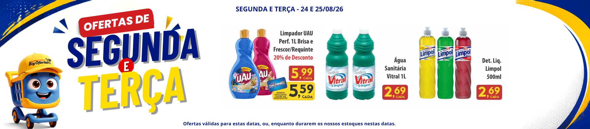 desktop - segunda e terça - limpeza