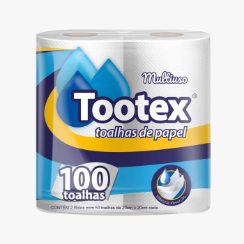 PAPEL TOALHA TOOTEX  COM 2 UND